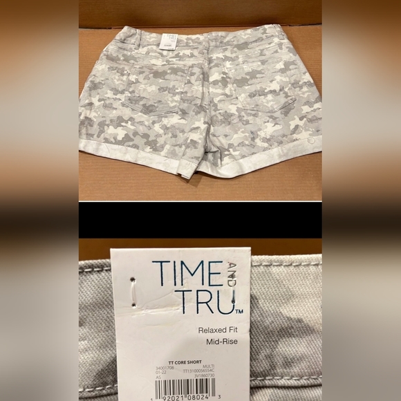 Time and Tru Relaxed Fit Mid-Rise Shorts - Picture 5 of 5